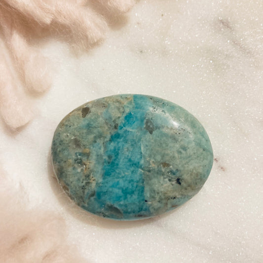 Amazonite Large Flat Tumble