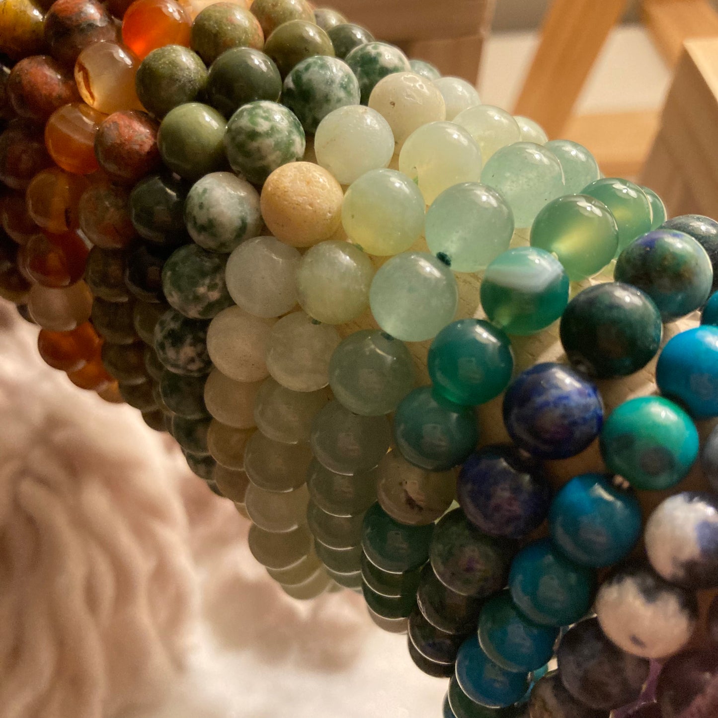 Amazonite 8mm Round Bead Bracelet