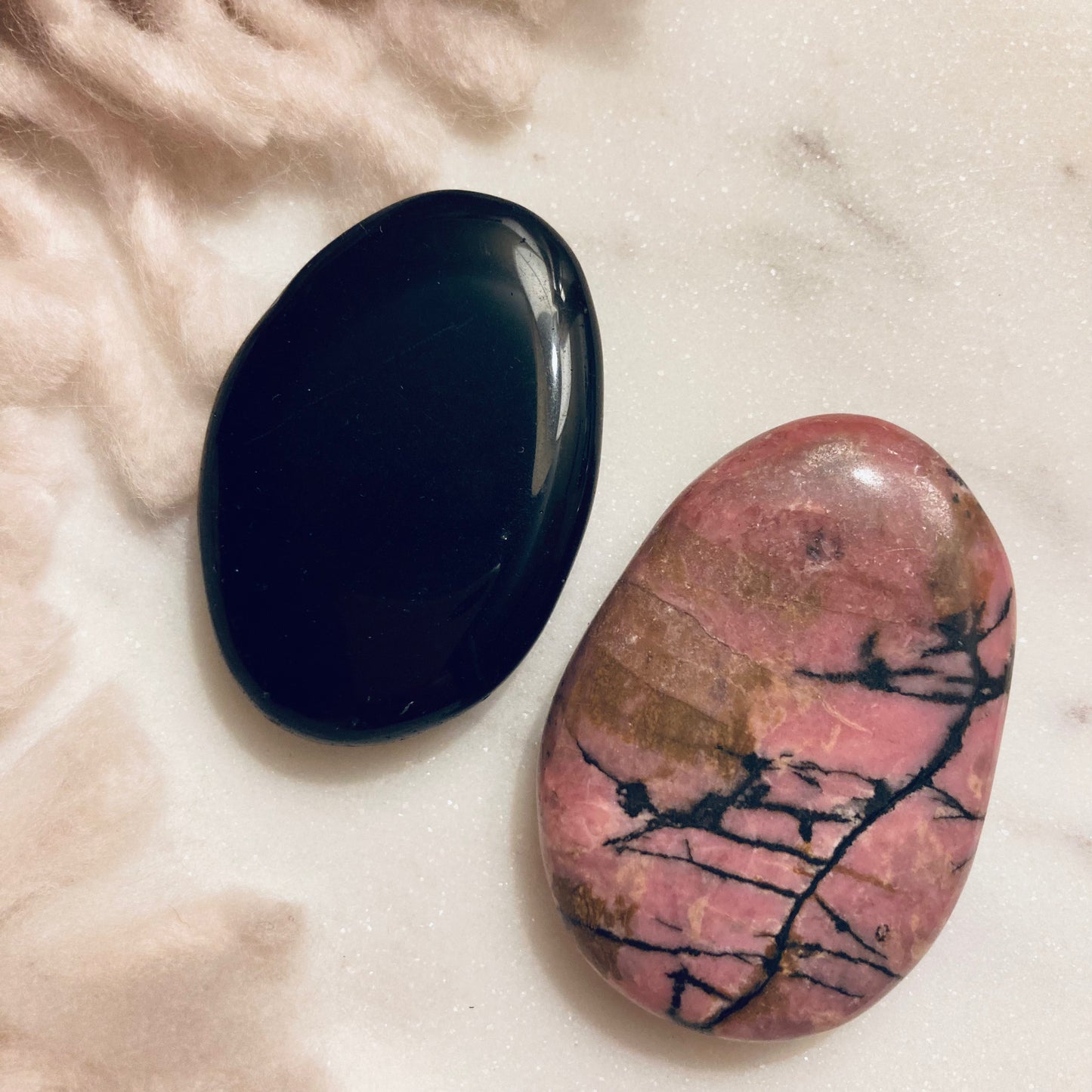 Rhodonite Large Flat Tumble