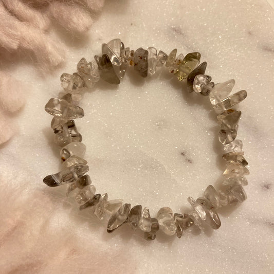 Labradorite Crystal Chip Bracelet