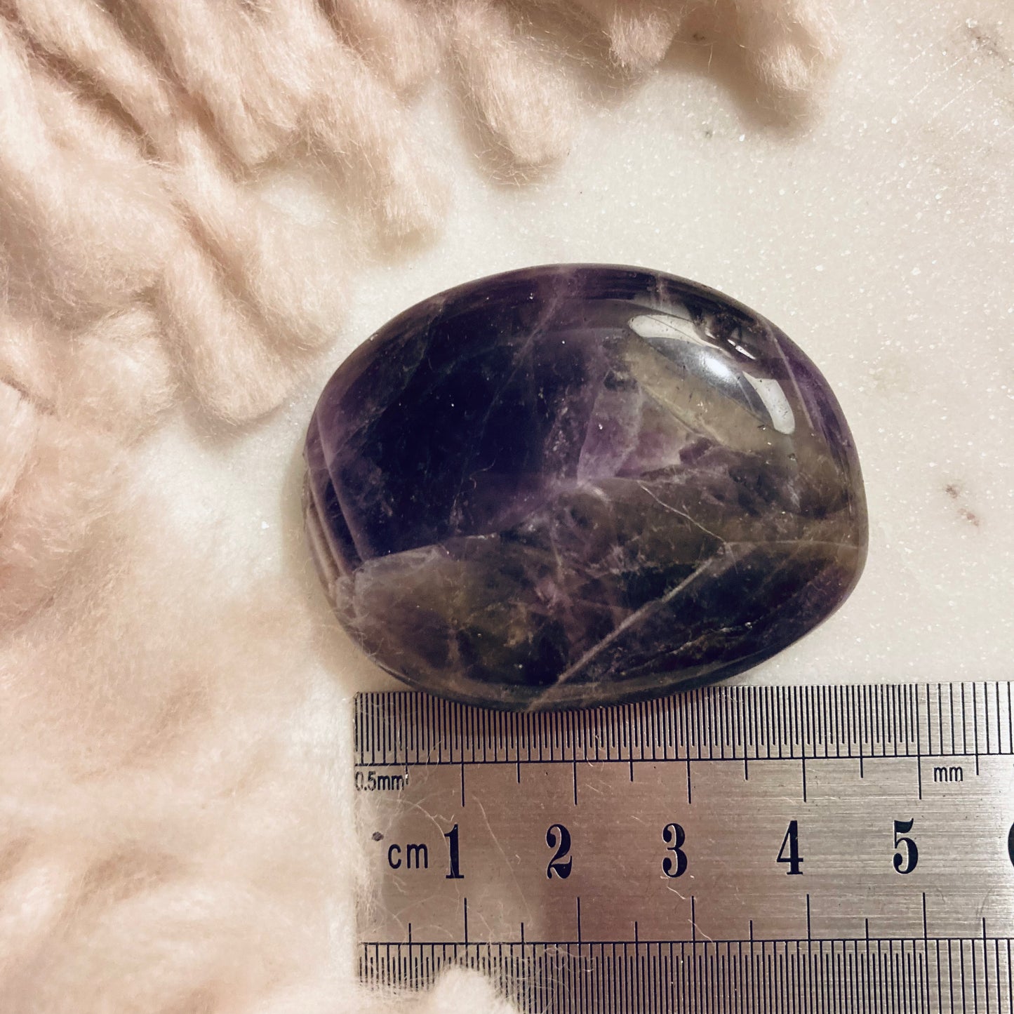 A Grade Amethyst Large Flat Tumble