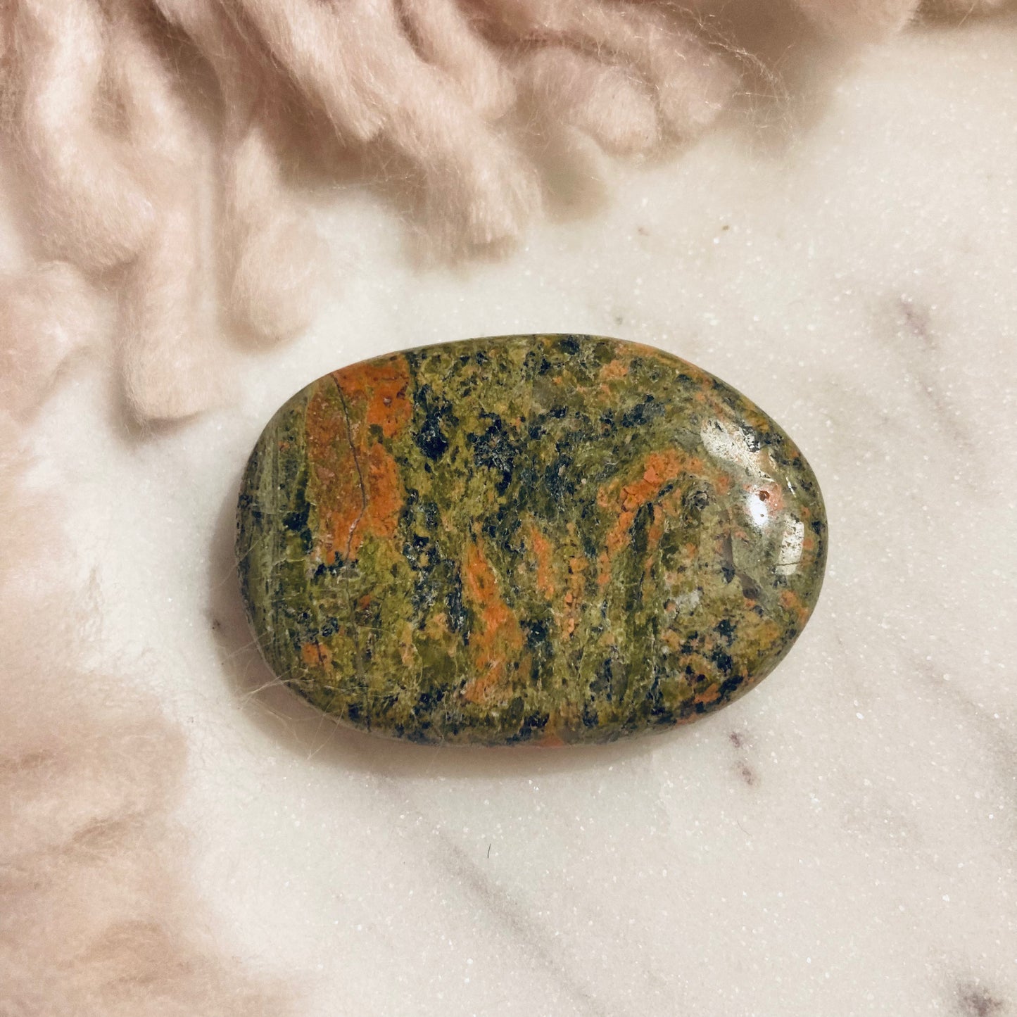 Unakite Large Flat Tumble