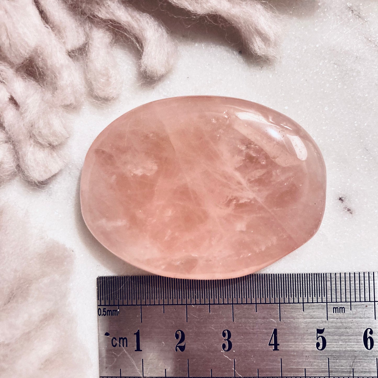 Rose Quartz Large Flat Tumble