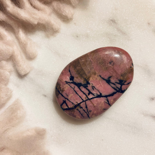 Rhodonite Large Flat Tumble